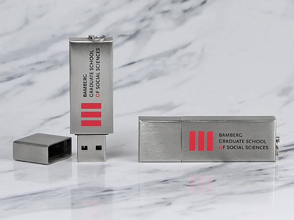 usb stick alu matt edel schlicht logo druck