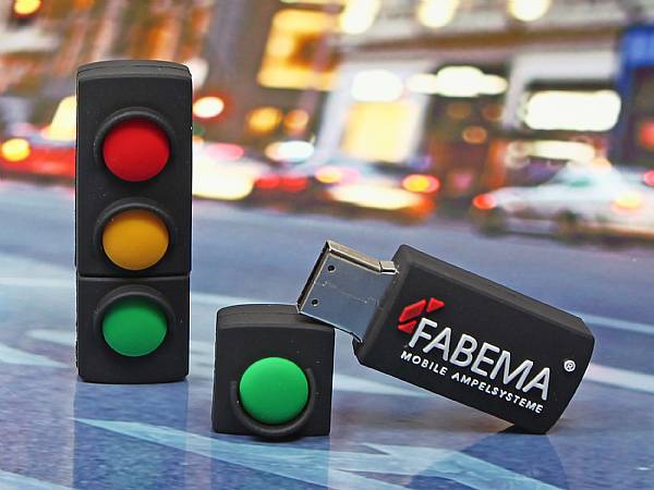 usb stick ampel verkehr strasse ampelsystem logo werbung