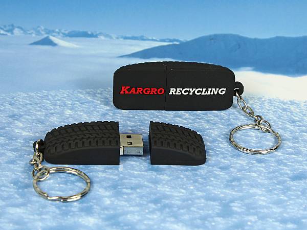 usb stick autoreifen profil auto werbung