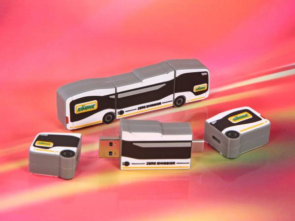 usb stick bus sonderanfertigung duo anschluss logo werbemittel