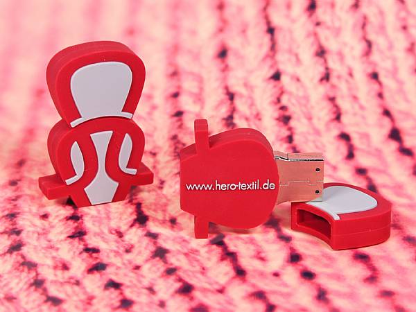 usb stick custom sonderform logo firma werbung