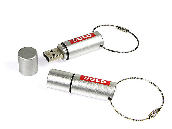 USB-Stick-drehbar-SULO rund, schraubverschluss, Alu.17