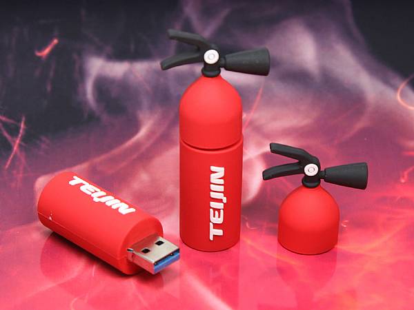 usb stick feuerlöscher brandschutz schutz feuerwehr feuer