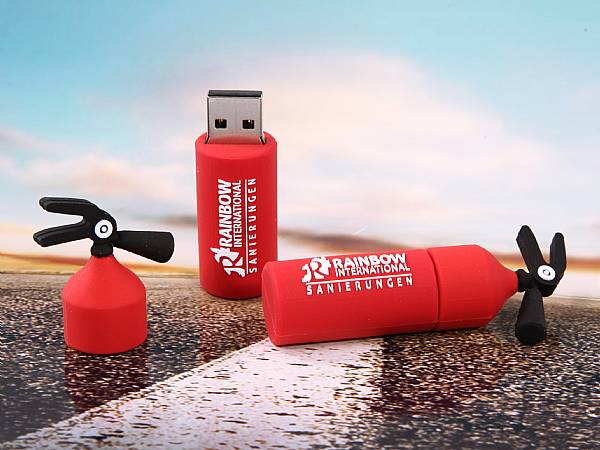 usb stick feuerlöscher feuerwehr schutz feuer sicherheit