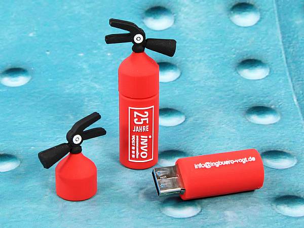 usb stick feuerlöscher schutz feuer feuerwehr