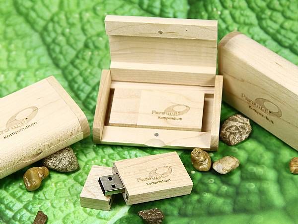 usb stick holz holzverpackung holzbox natur