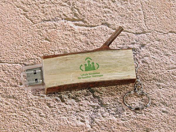 usb stick holz laptop holzast ast natur digitaldruck