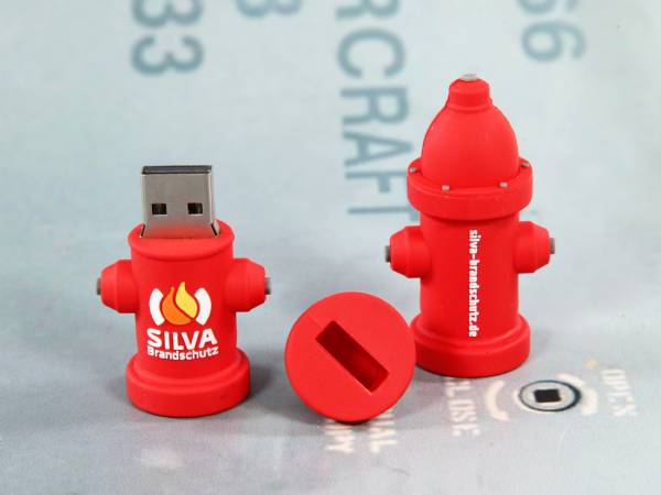 usb stick hydrant feuer feuerwehr brandt sonderform schutz