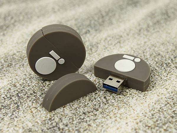 usb stick individuell logo rund