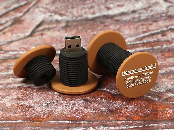 usb stick kabeltrommel bau werbeartikel