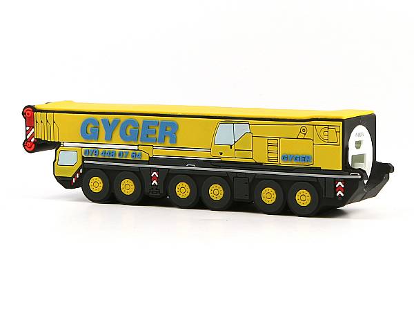 powerbank kranen lkw gelb schwarz logo