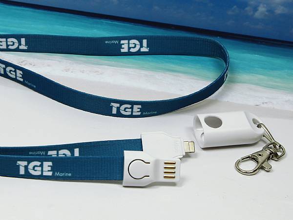 usb stick lanyard ladekabel 2 in 1 band messe werbung