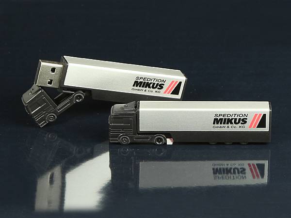 usb stick lkw transport verkehr logistik werbung