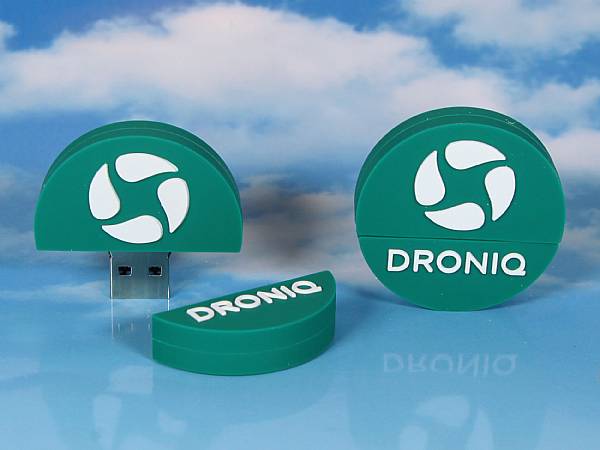 usb stick logo rund sonderform logo werbung