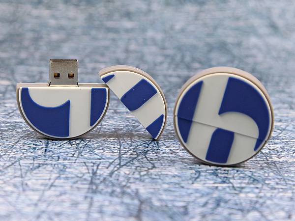 usb stick logo rund werbung firmenlogo