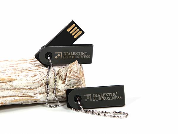 usb stick mini klein handlich kugelkette schluesselbung werbung