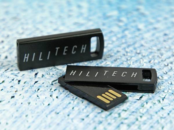 usb stick mini schwarz drehbar logo druck