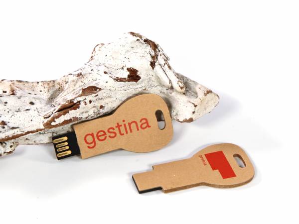 USB-Stick paper key aus Karton, umweltfreundlicher Stick