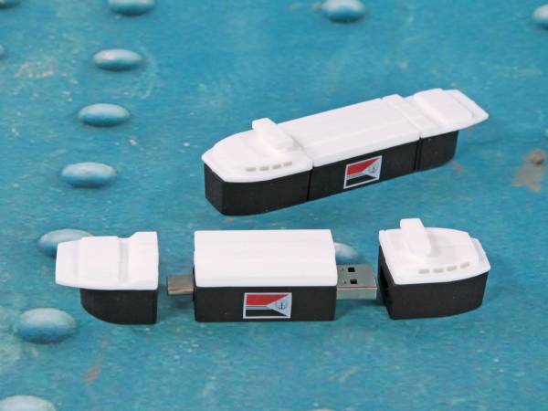 usb stick schiff tanker boot transport kreativ individuell