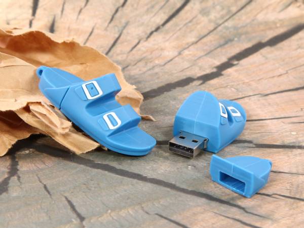 usb stick schuh birkenstock originell kreativ logo hausschuh