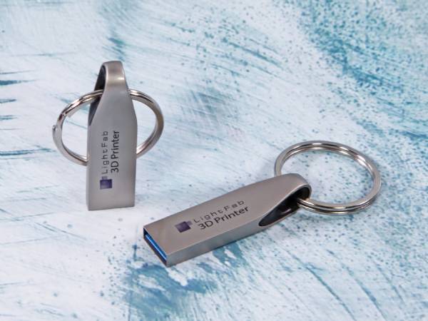 usb stick silverlink metall matt digitaldruck logo schlicht kreativ