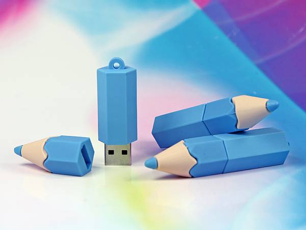 usb stick stift malstift bleistift buntstift individuell