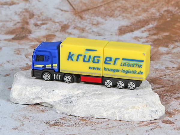 usb stick truck lkw sonderform logo transport werbung