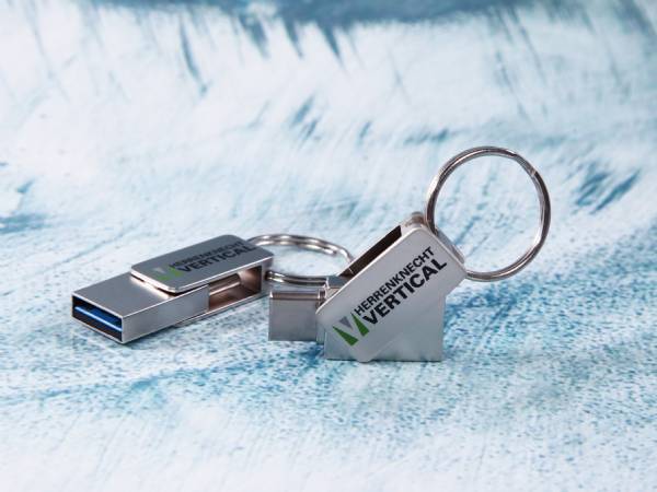 usb stick twin metall mini drehbar digitaldruck individuell werbung