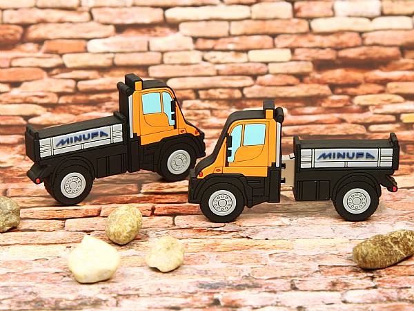 usb stick unimog pritschenwagen fahrzeug baustelle