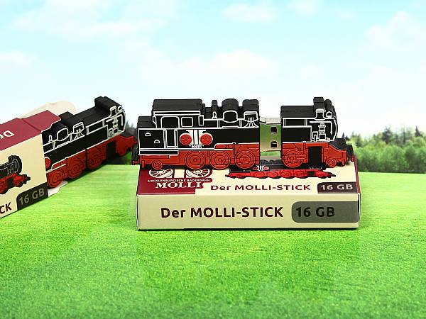 usb stick zug lock bahn transport werbung