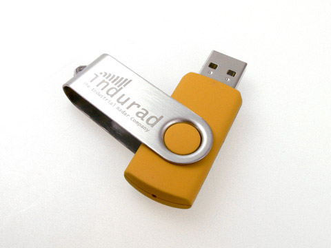 USB-Stick in Sonderfarbe swing graviert, Metall.01