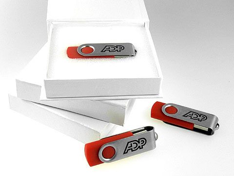 USB-Sticks in Firmenfarbe mit Aufdruck, Metall.01