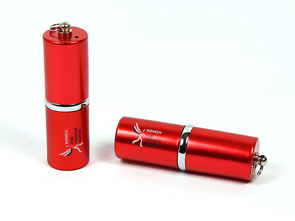 Lippenstift USB Lipstick Mini rot Werbegeschenk