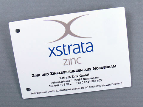 USBarchive Xstratoa Rueckseite, USB plastic Card