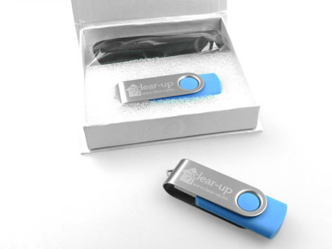 werbeartikel usb-stick verpackung lasergravur, Metall.01