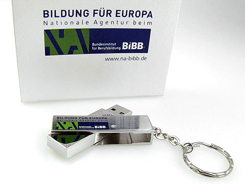 werbegeschenk verpackung passend aufdruck, Metall.05 usb