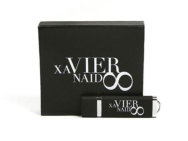 xavier naidoo geschenkverpackung bedruckt schwarz, K01 Magnetklappbox, famous, 