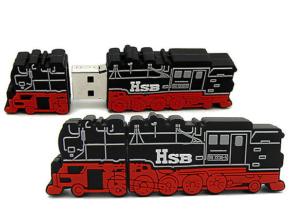 Zug, Lok, Eisenbahn, Transport, Schienenverkehr, schwarz, rot, CustomProdukt, PVC