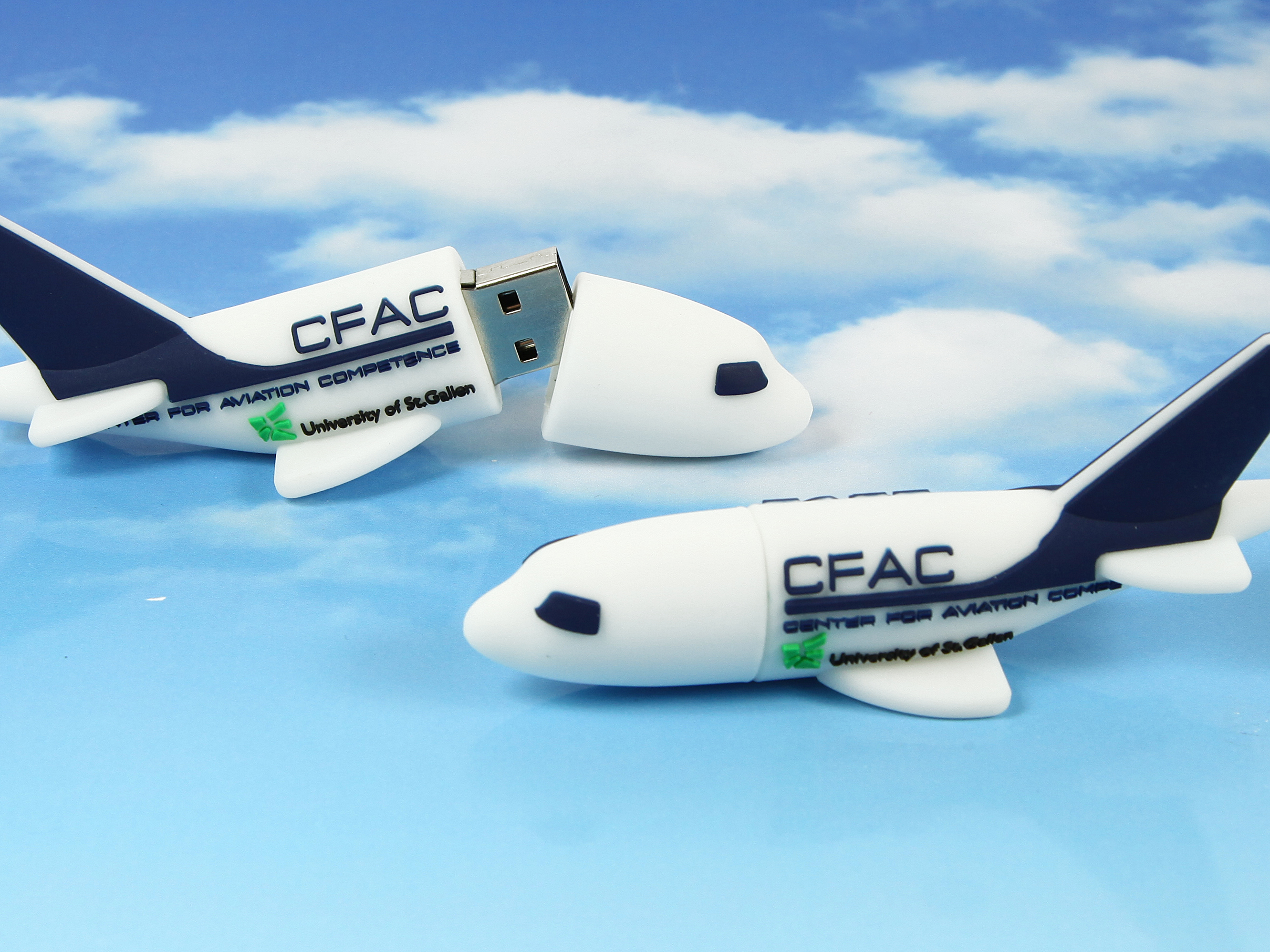 Creative USB Stick Flugzeug Airplane logo custom Fluggesellschaft flieger 