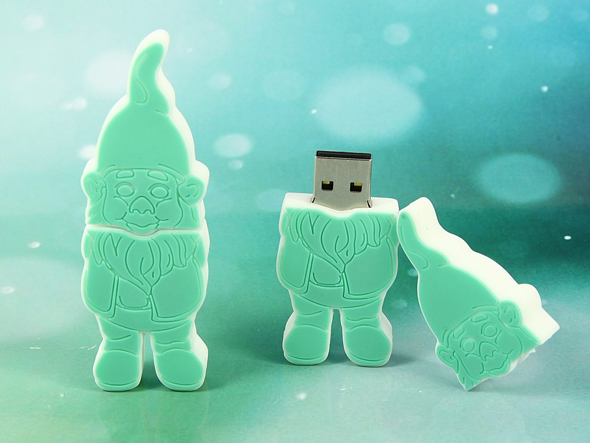 USB Stick Figur Zwerg Maskottchen universität sonderform