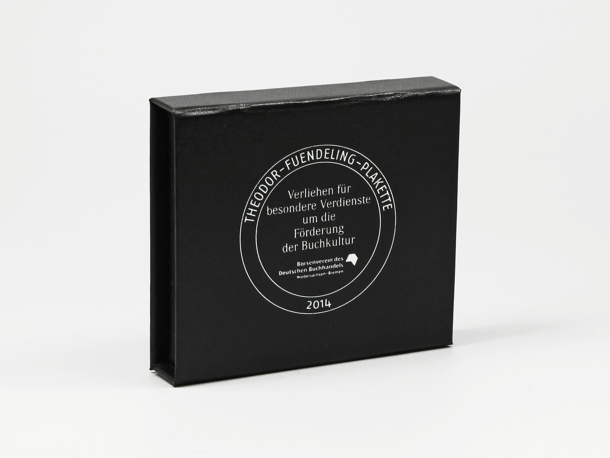 geschenkbox plakette medaille