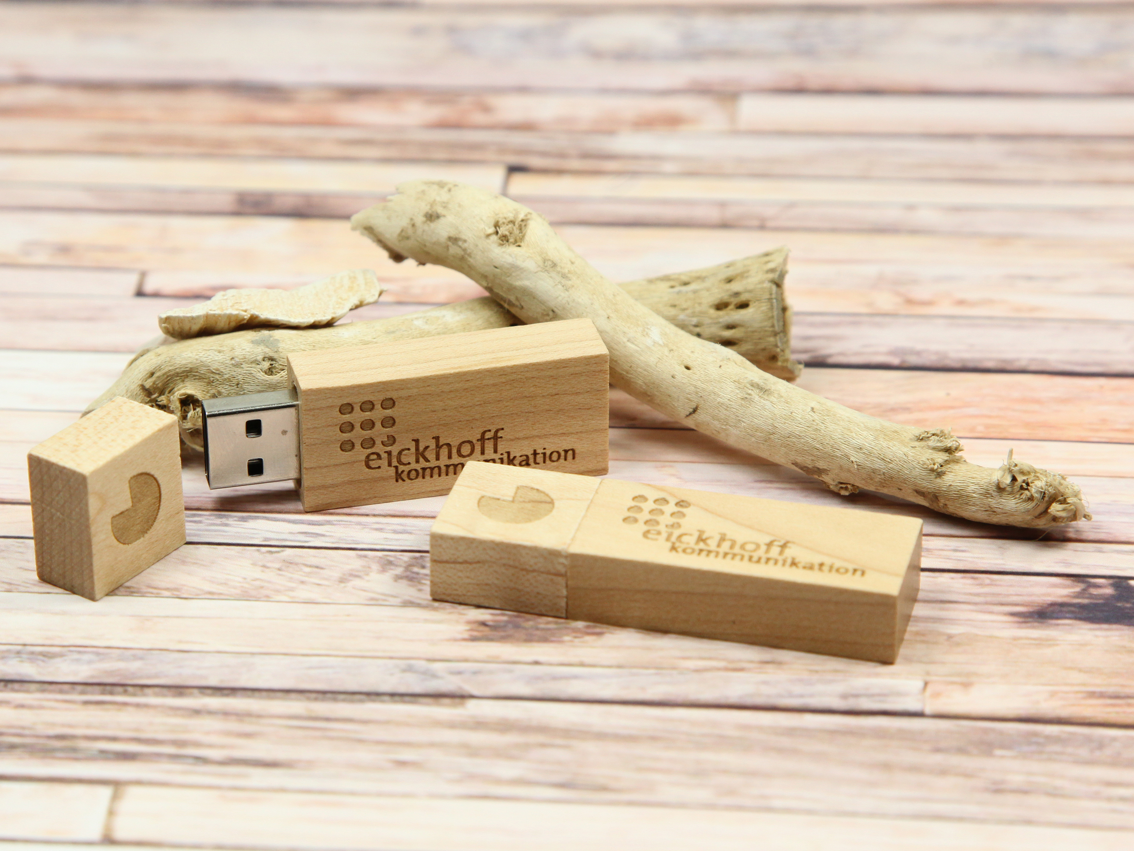 holz gravur usb stick werbegeschenk