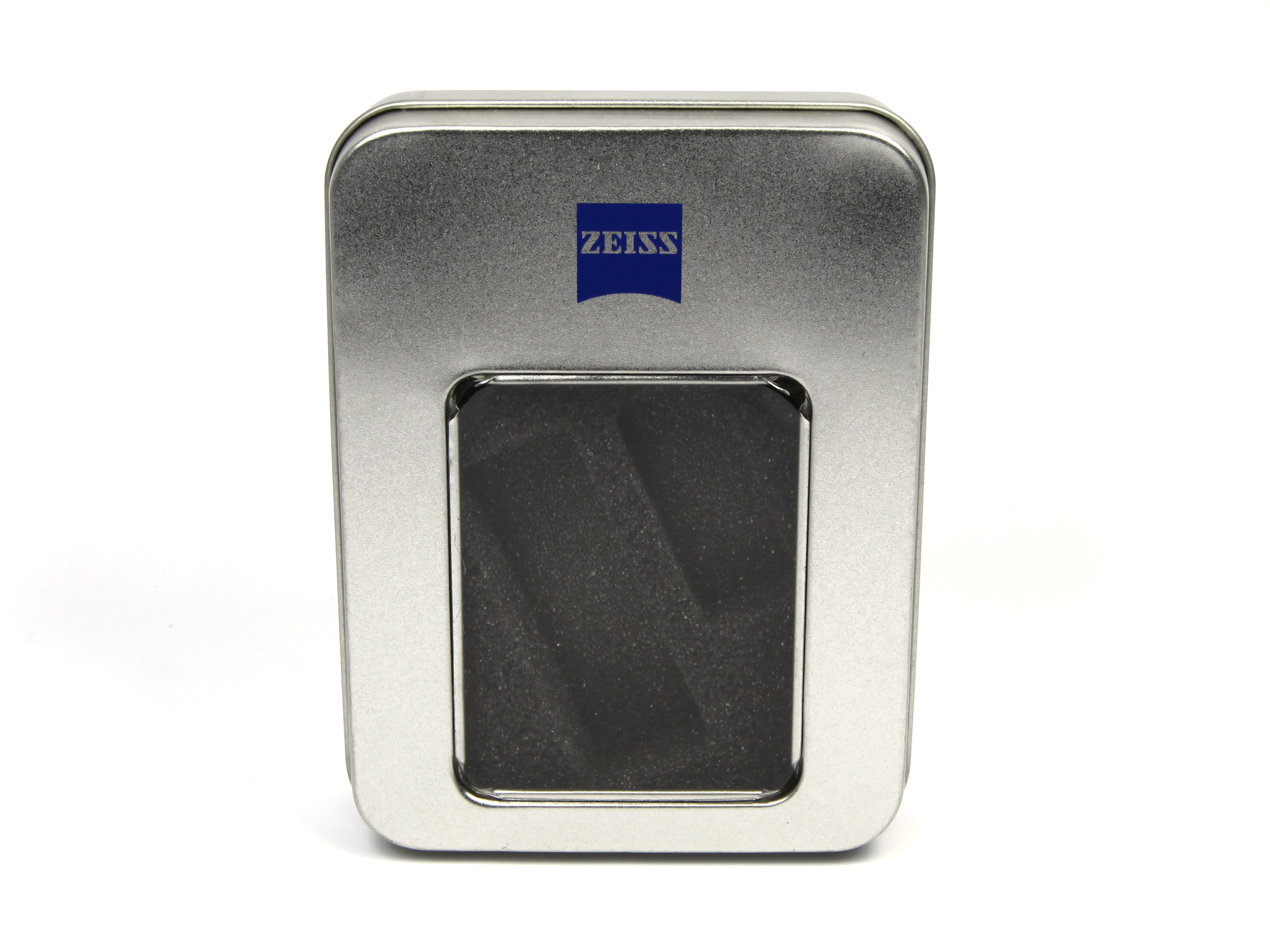 metallbox dose fenster silber logo