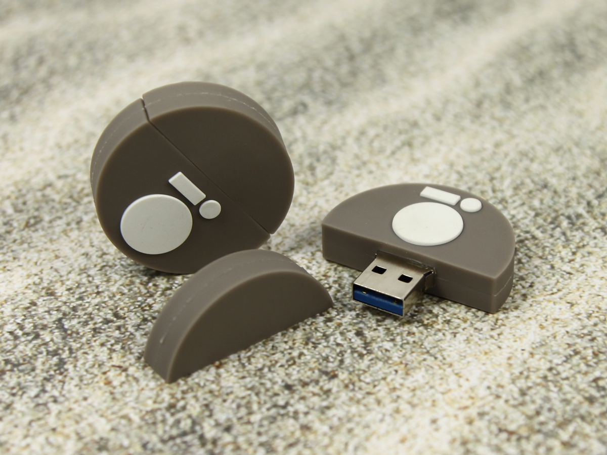 usb stick individuell logo rund