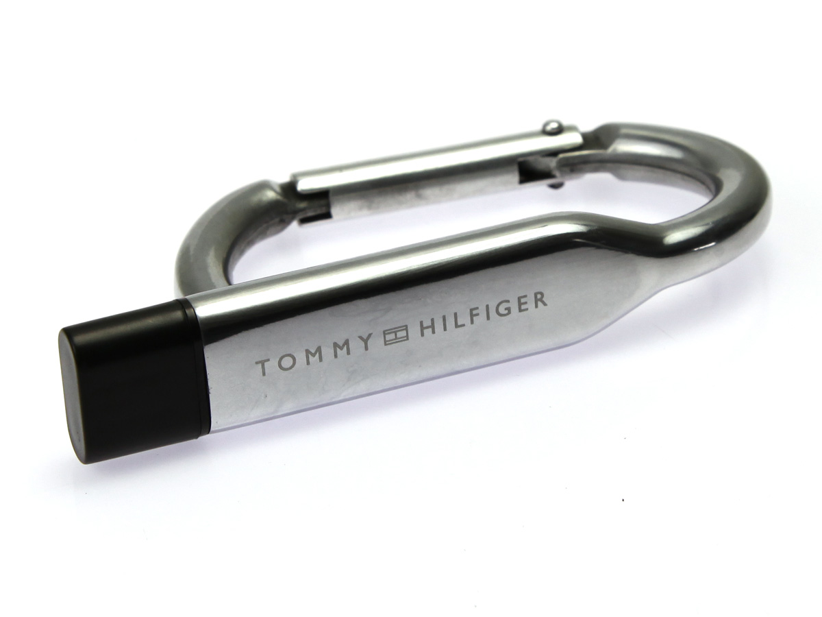 usb stick metall karabiner silber hilfiger