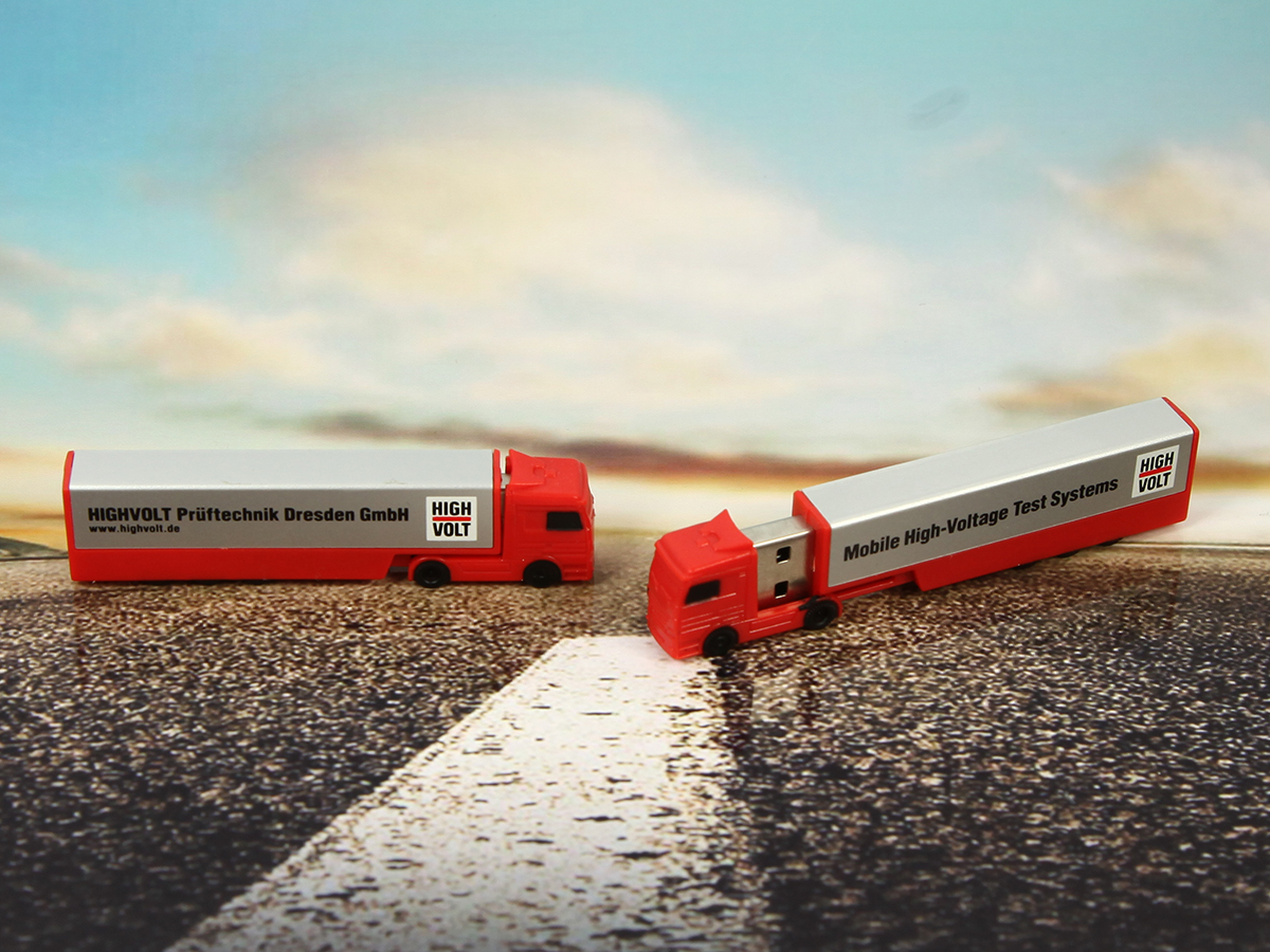 usb stick truck lkw werbung verkehr logo