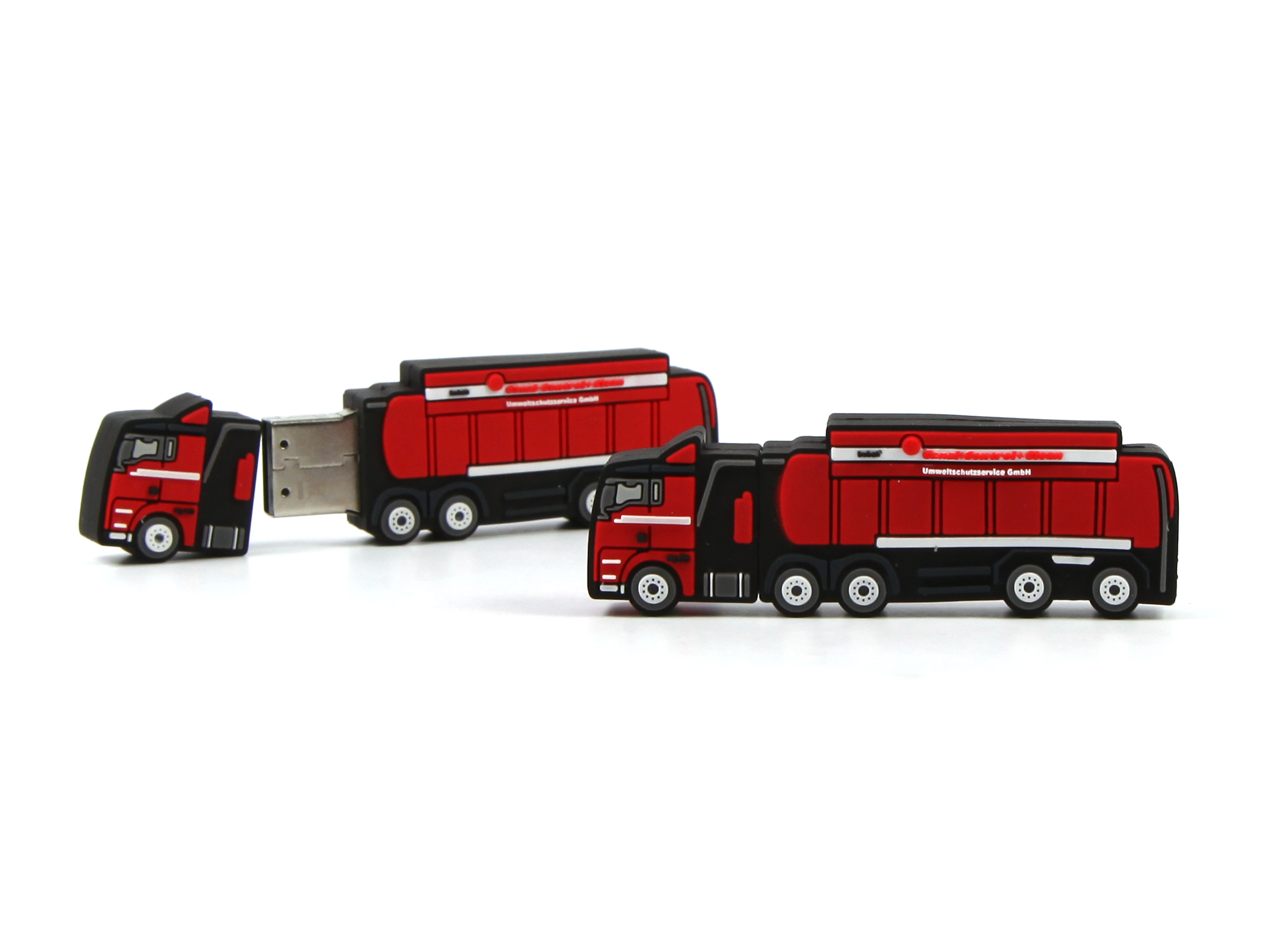 usb stick truck rot lkw transport werbung