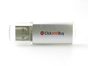 USB-Sticks aus Aluminium - in vielen Farben mit Logo