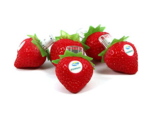 Fun USB Stick Erdbeere, USB-Stick Frucht