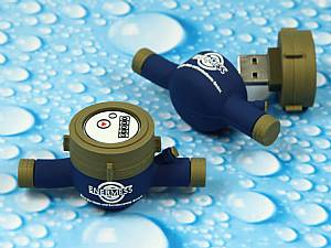 Wasseruhr USB-Stick